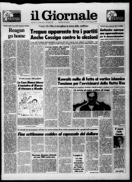 Il giornale : quotidiano del mattino